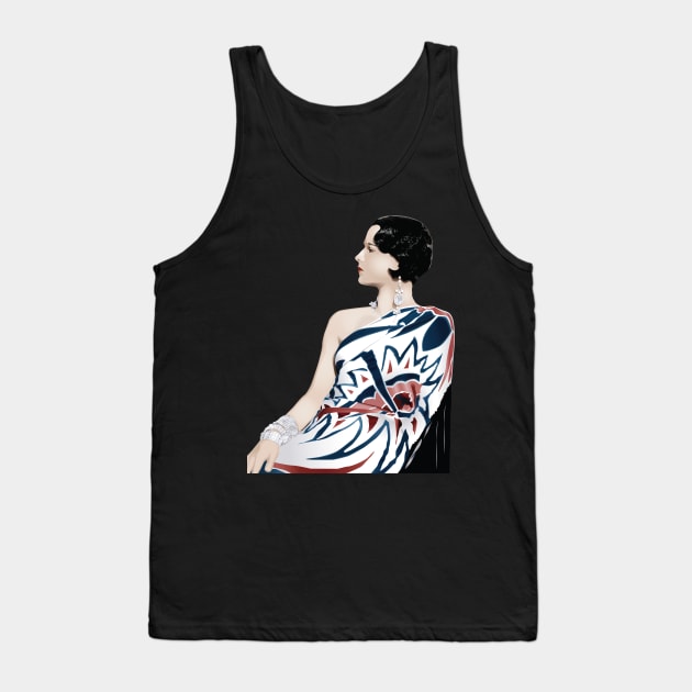 Louise Brooks® in Hollywood Tank Top by Louise Brooks®